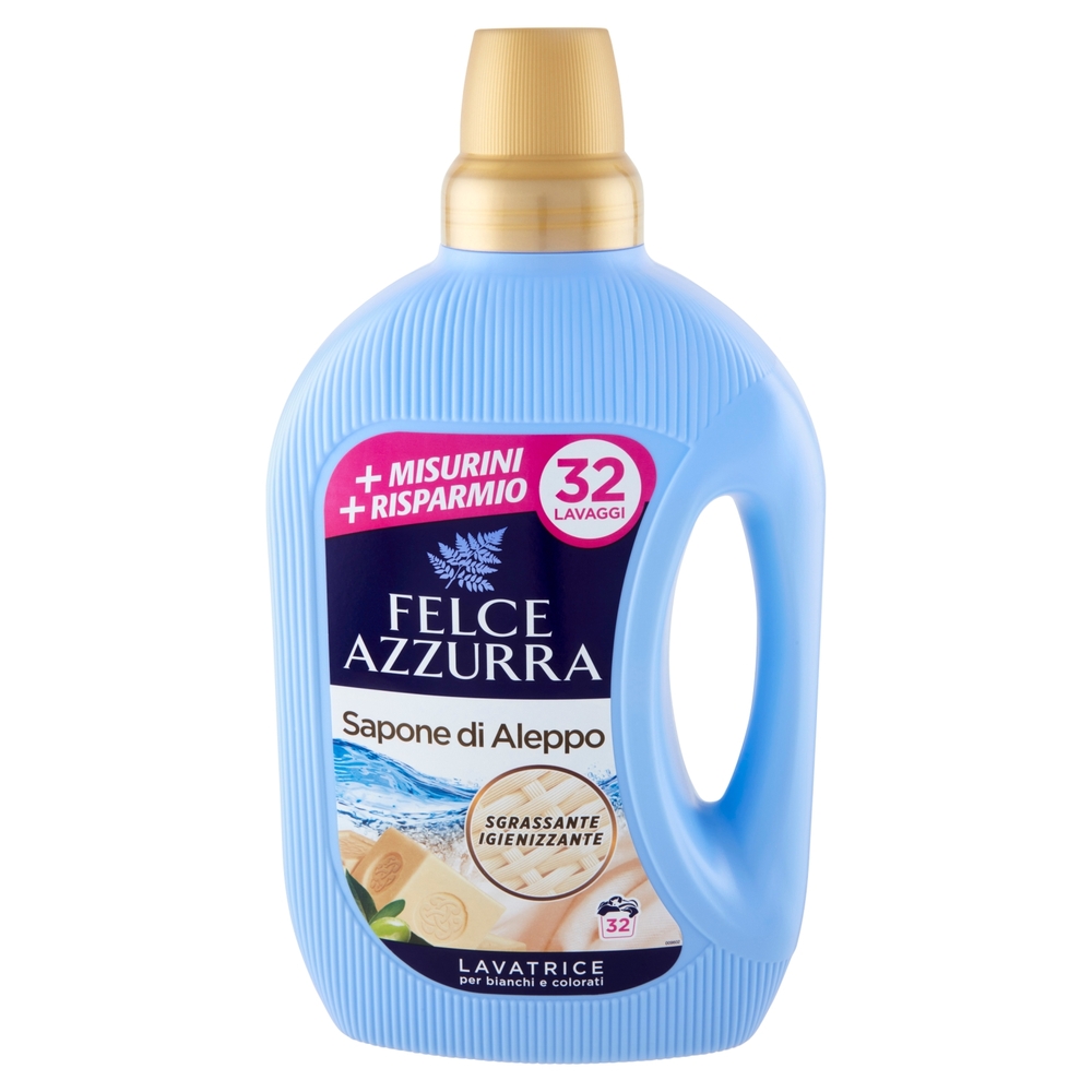 Felce Azzurra Sapone di Aleppo Lavatrice per bianchi e colorati 1,595 L